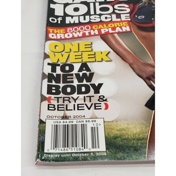 Muscle & Fitness MAGAZINE SCHWARZENEGGER STALLONE October 2004 NFL Cheerleaders - Picture 2 of 10